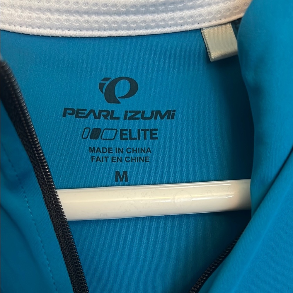 Pearl Izumi Teal and Black Cycling Jersey - Picture 3 of 3